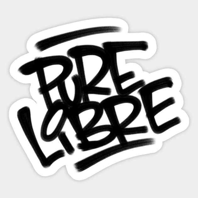 Pure Libre Sticker by SCRYPTK